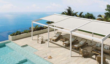 Kültéri szövetek, az udvar legfőbb díszítőelemei